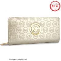 michael kors logo-print groot zilver portefeuilles Lage Prijzen r9irf482